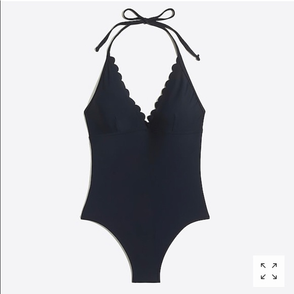 j crew scalloped swimsuit